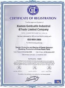 Product certificate