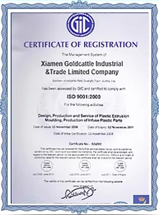 Product certificate