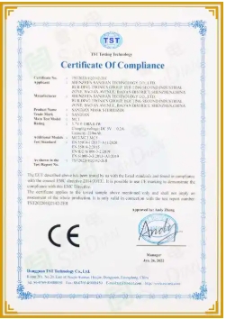 Product certificate