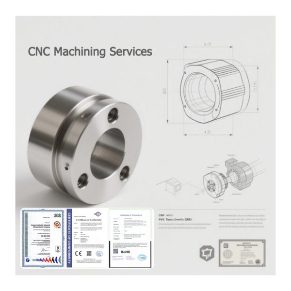 5 Axis CNC Precision Machining for Metal Components