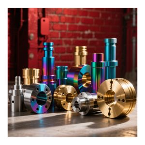 Custom Color Anodized CNC Metal Parts