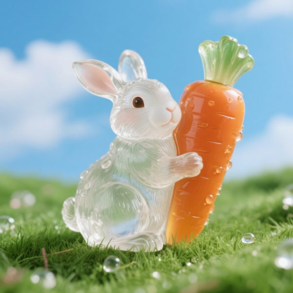 Custom Clear Resin Sculptures - Artistic 3D Ornaments