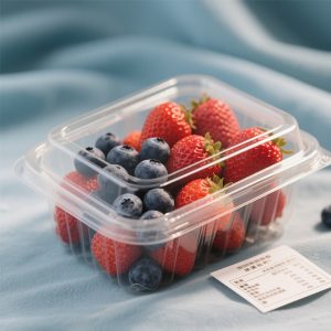 Customize disposable transparent fruit packaging boxes