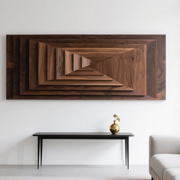 Custom Wood Carving Hanging Paintings: Living Room/Hallway/Bedroom Decor Fit Home Style - Image 4