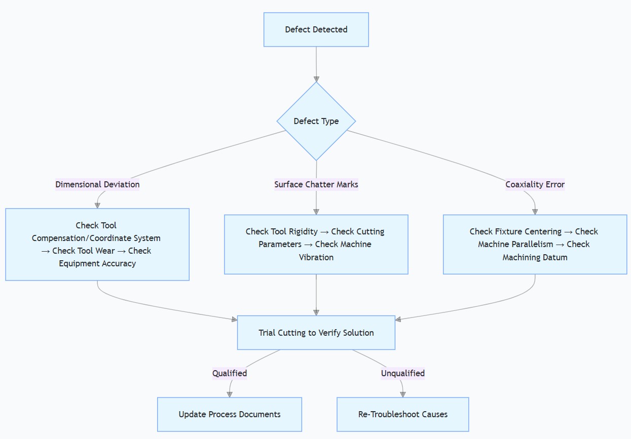 Appendix 3 Simplified Flow Chart for Common Defect Troubleshooting