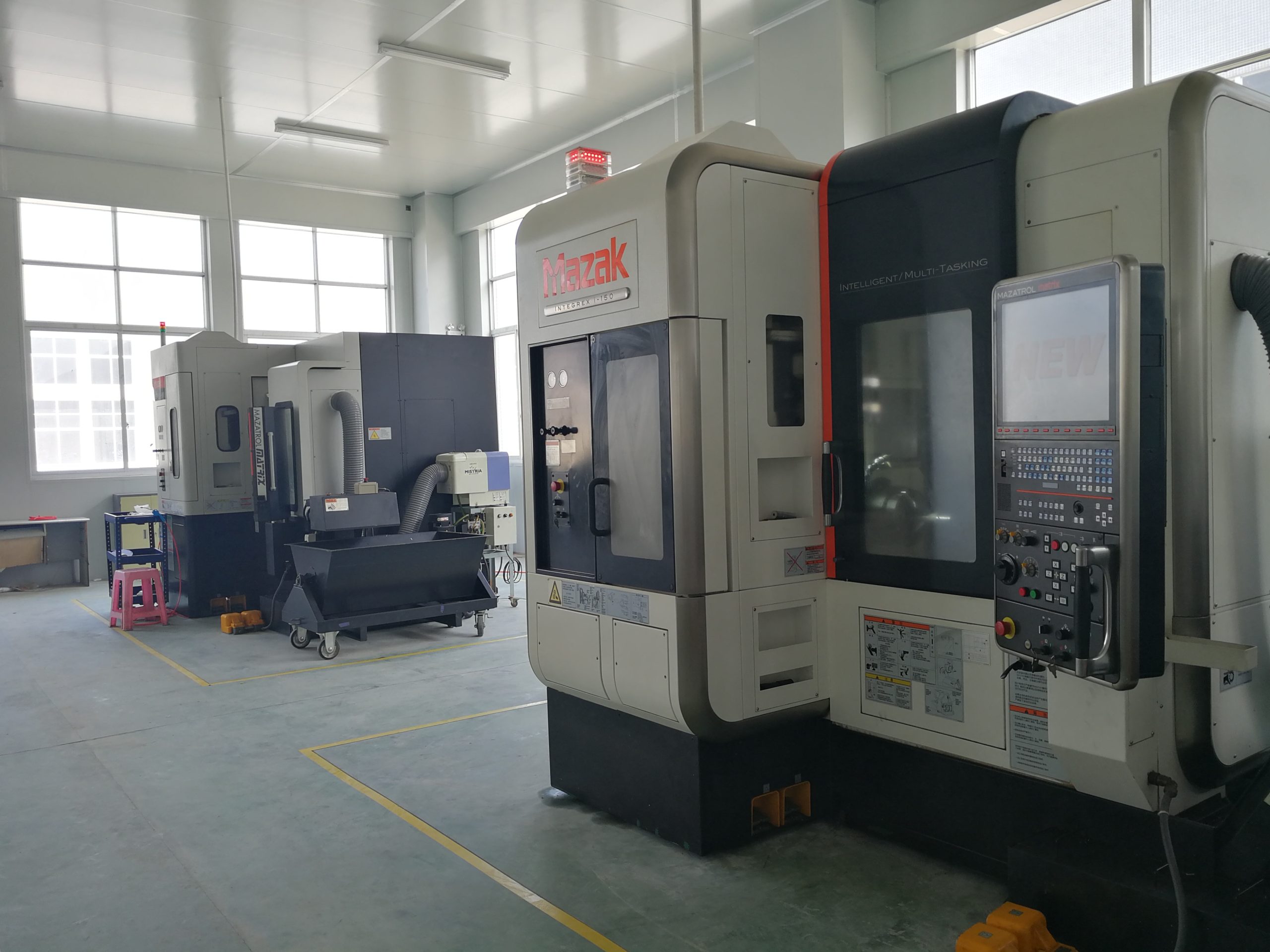 CNC machining workshop