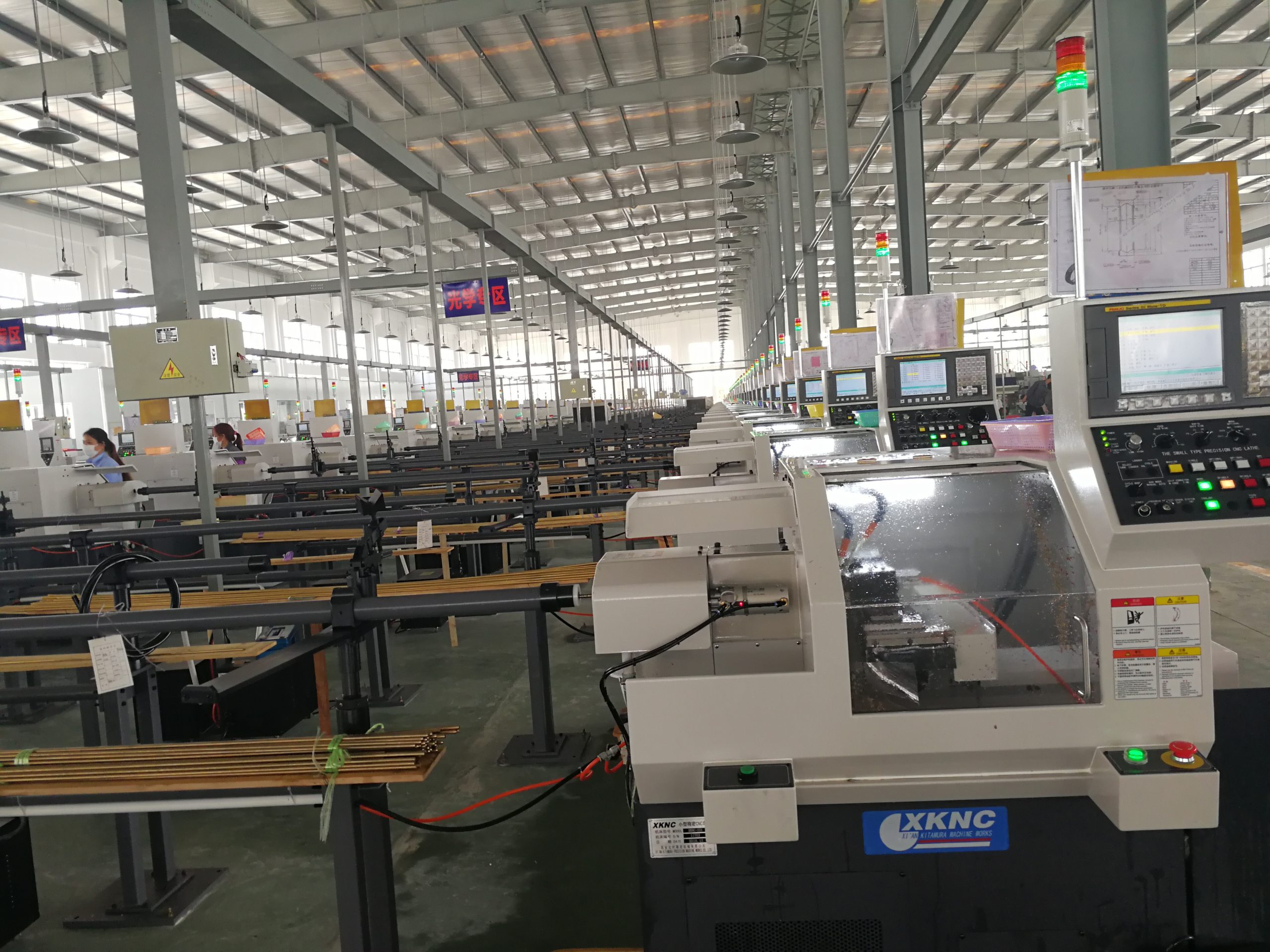 CNC machining workshop