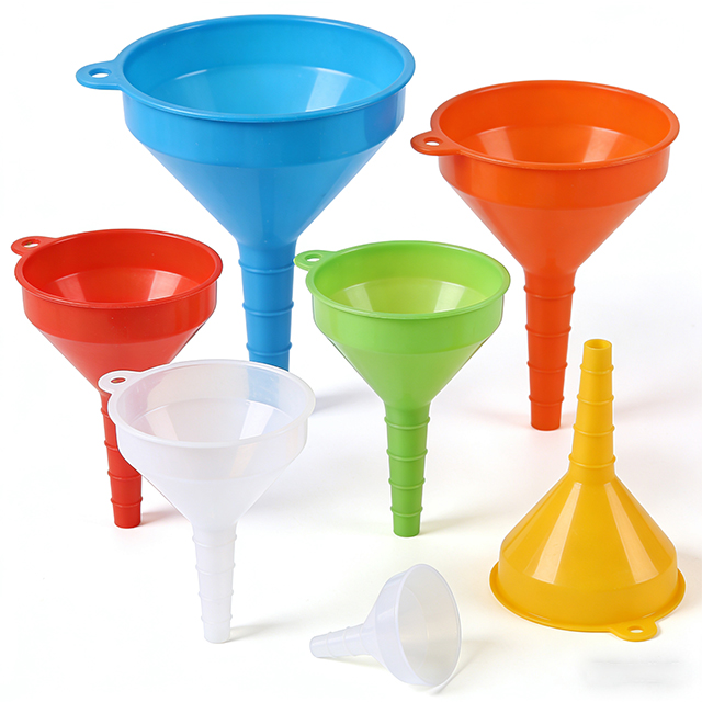 Custom PP Transparent Plastic Funnels & Injection Molding Services