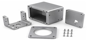 6061 aluminum camera housing with anodized finish