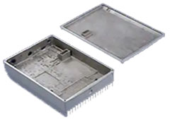 Aluminum die cast telecom shield