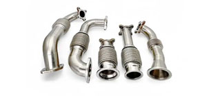 304 stainless steel automotive exhaust and heat shield component