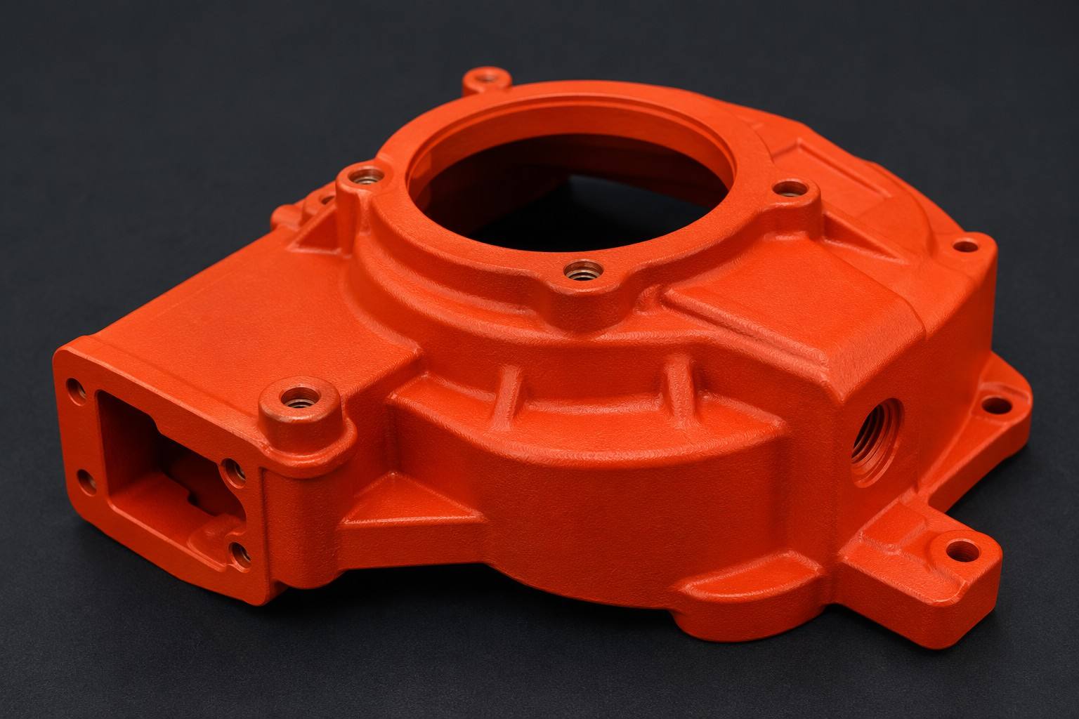 Powder coated part (photo)