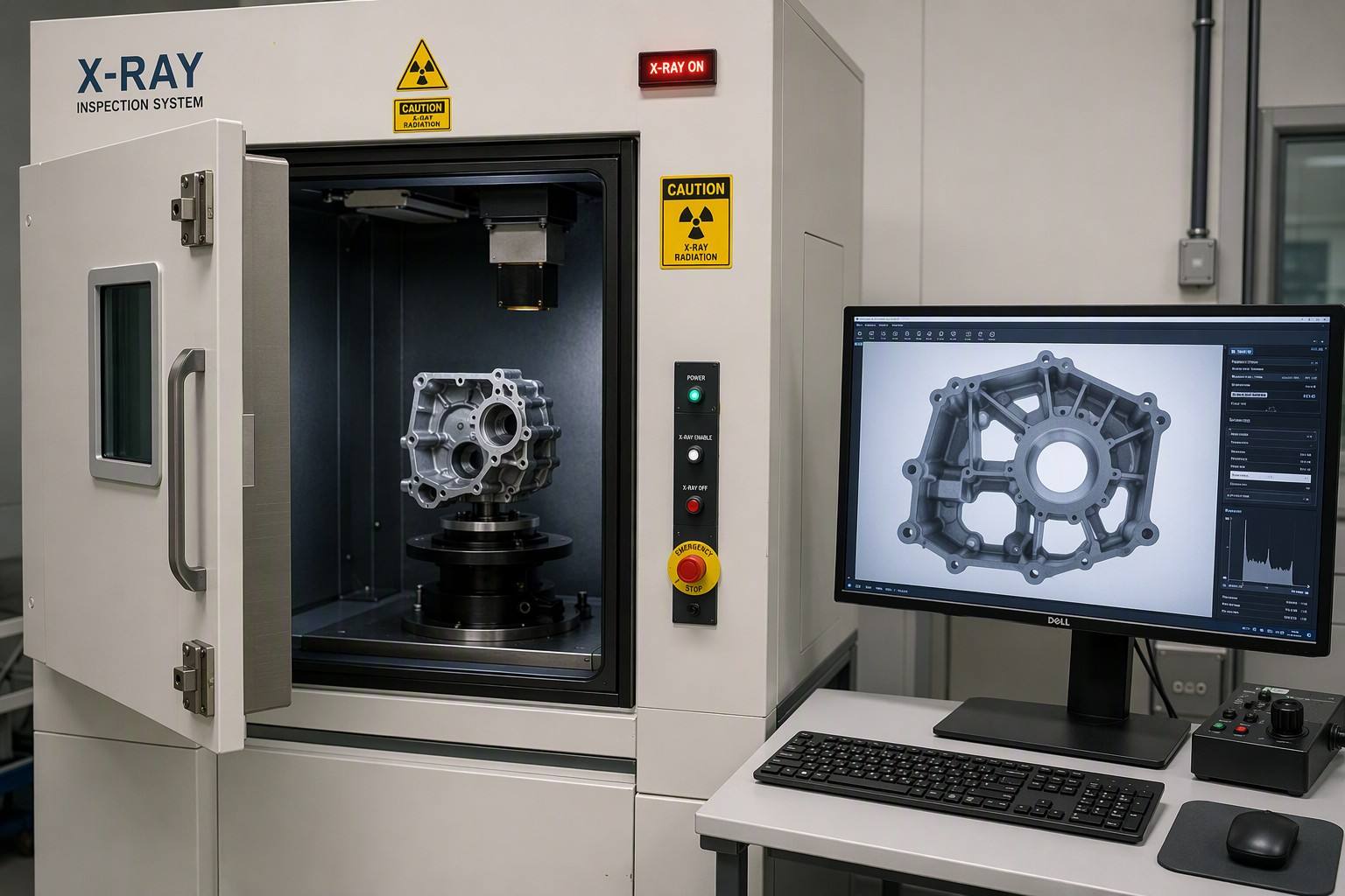 X-ray inspection station (photo)