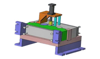 Gravity die cast heat sink — medium volume cost-effective casting