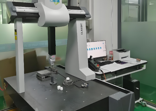 Goldcattle in-house metrology lab — CMM, XRF, surface roughness and hardness testing equipment