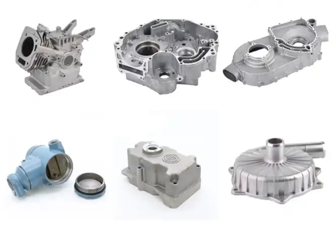 Magnesium die casting alloy samples: AZ91D, AM60B and AM50A components