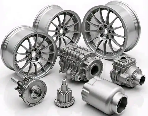 Magnesium die cast components for automotive, electronics and robotics applications