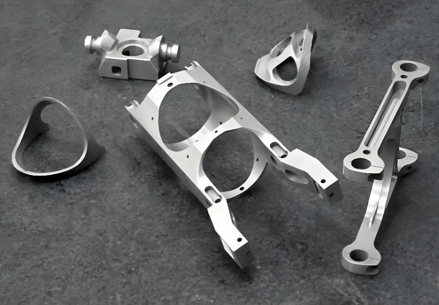 Magnesium die cast lightweight robotics structural frame
