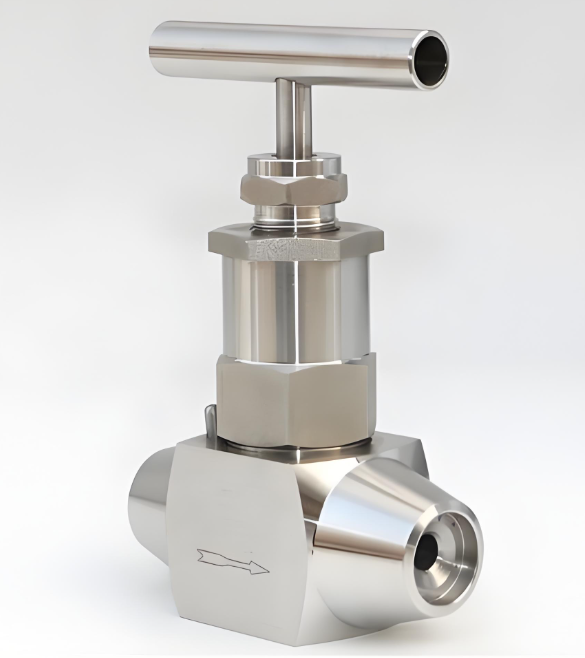316L stainless steel valve component after CNC machining