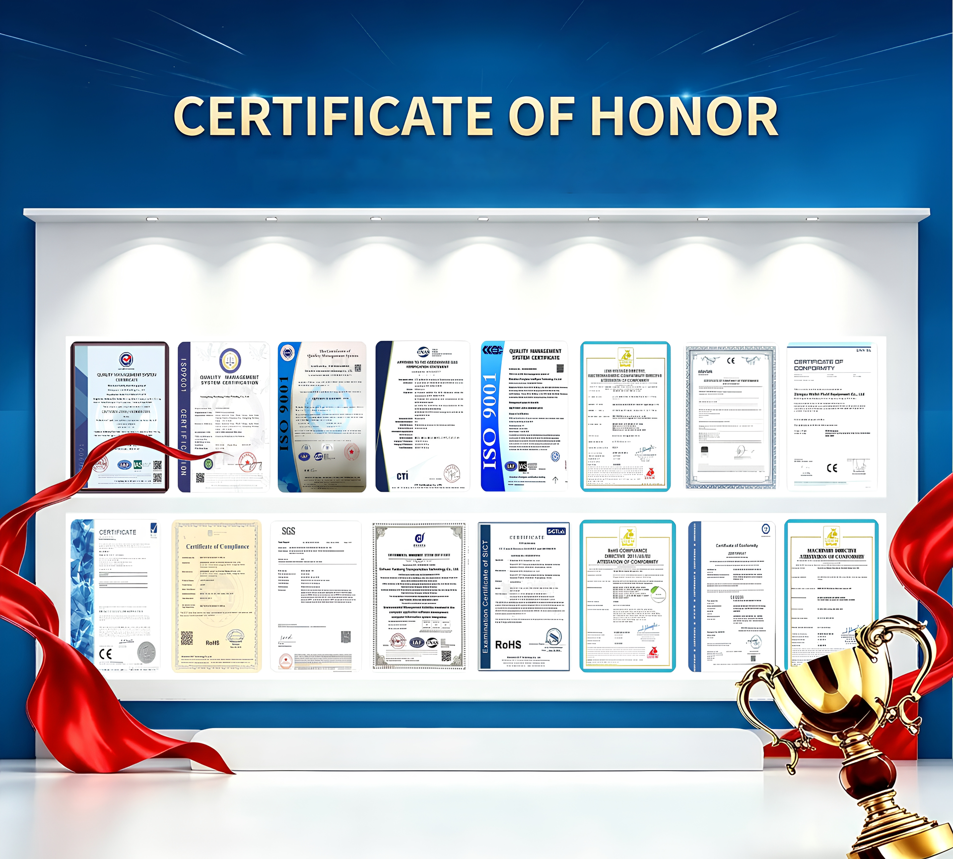 Goldcattle quality and compliance certifications