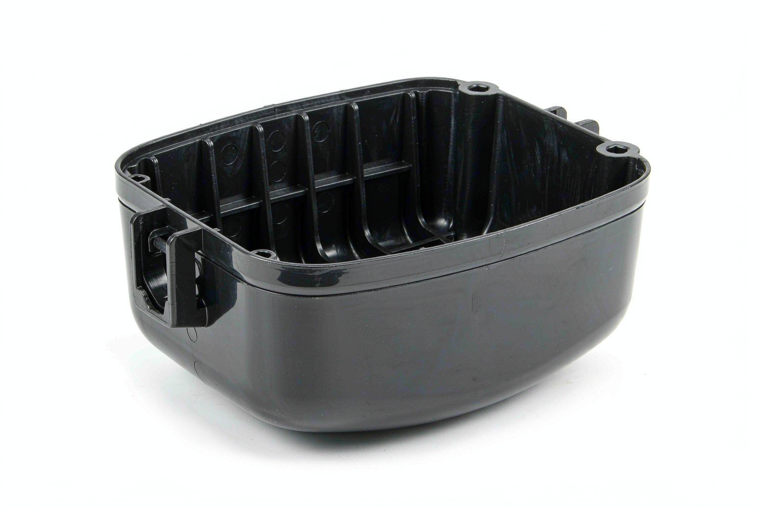 Injection molded plastic part