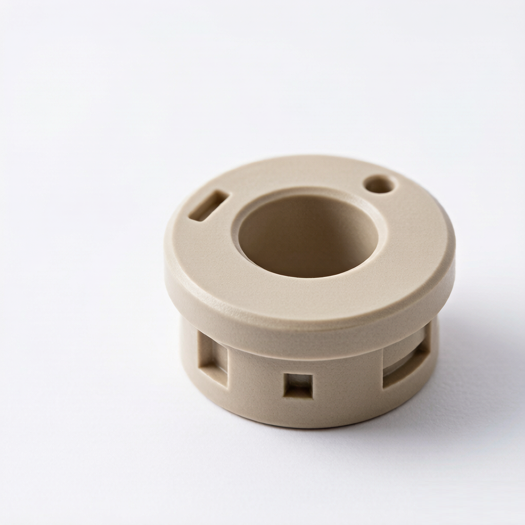 Precision-machined PEEK plastic component