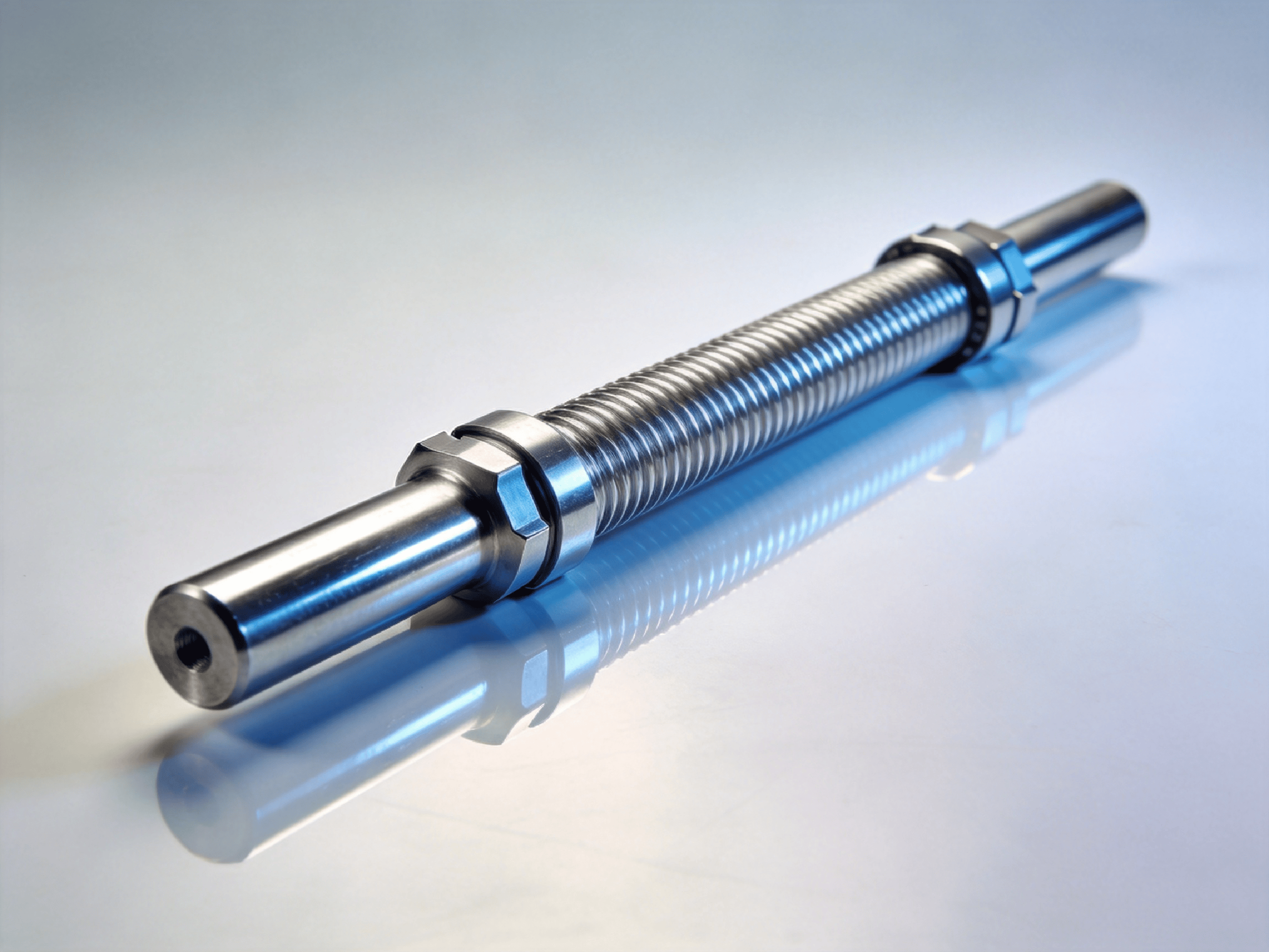 Precision stainless steel shaft after cylindrical grinding