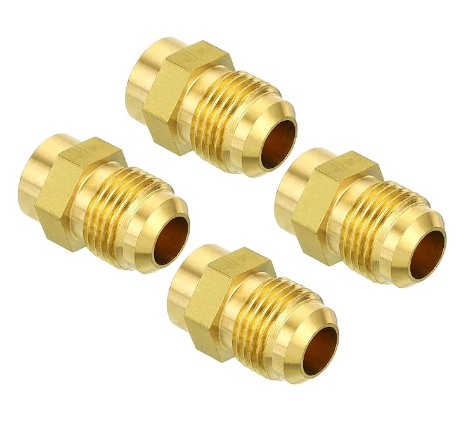 Brass electronic connector