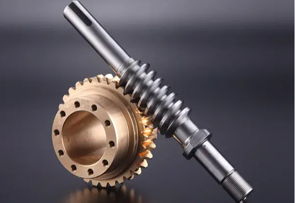 Machined steel radial cam disc with contoured profile