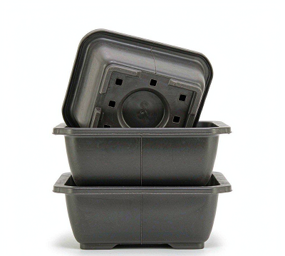T1 trial samples of an injection molded planter
