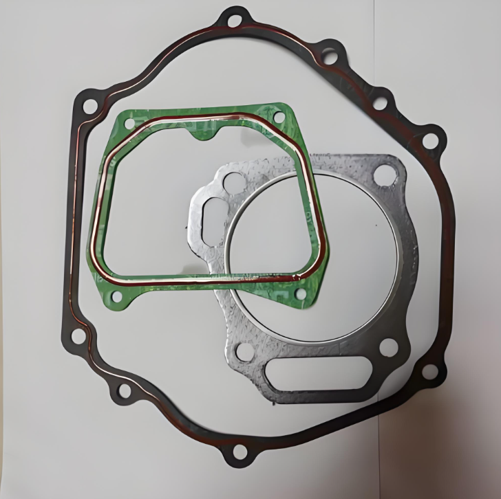3D rendering of custom CNC machined crankcase showing flange, bolt pattern and internal cavity