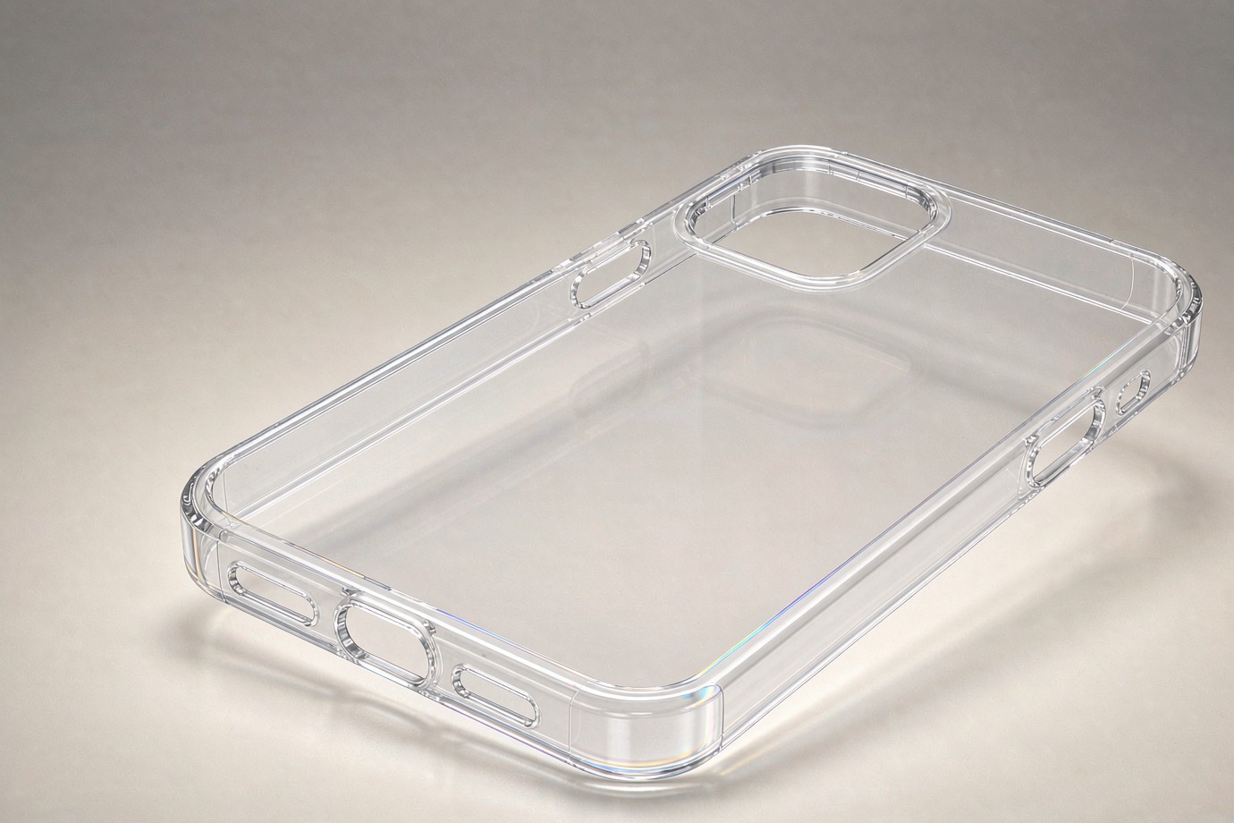 Transparent clear polycarbonate protective cover with light refraction