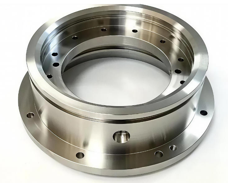 Finished Ti-6Al-4V Grade 5 titanium parts produced by CNC machining