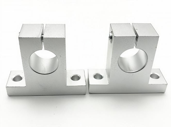 Finished Ti-6Al-4V aerospace bracket produced by 5-axis CNC machining