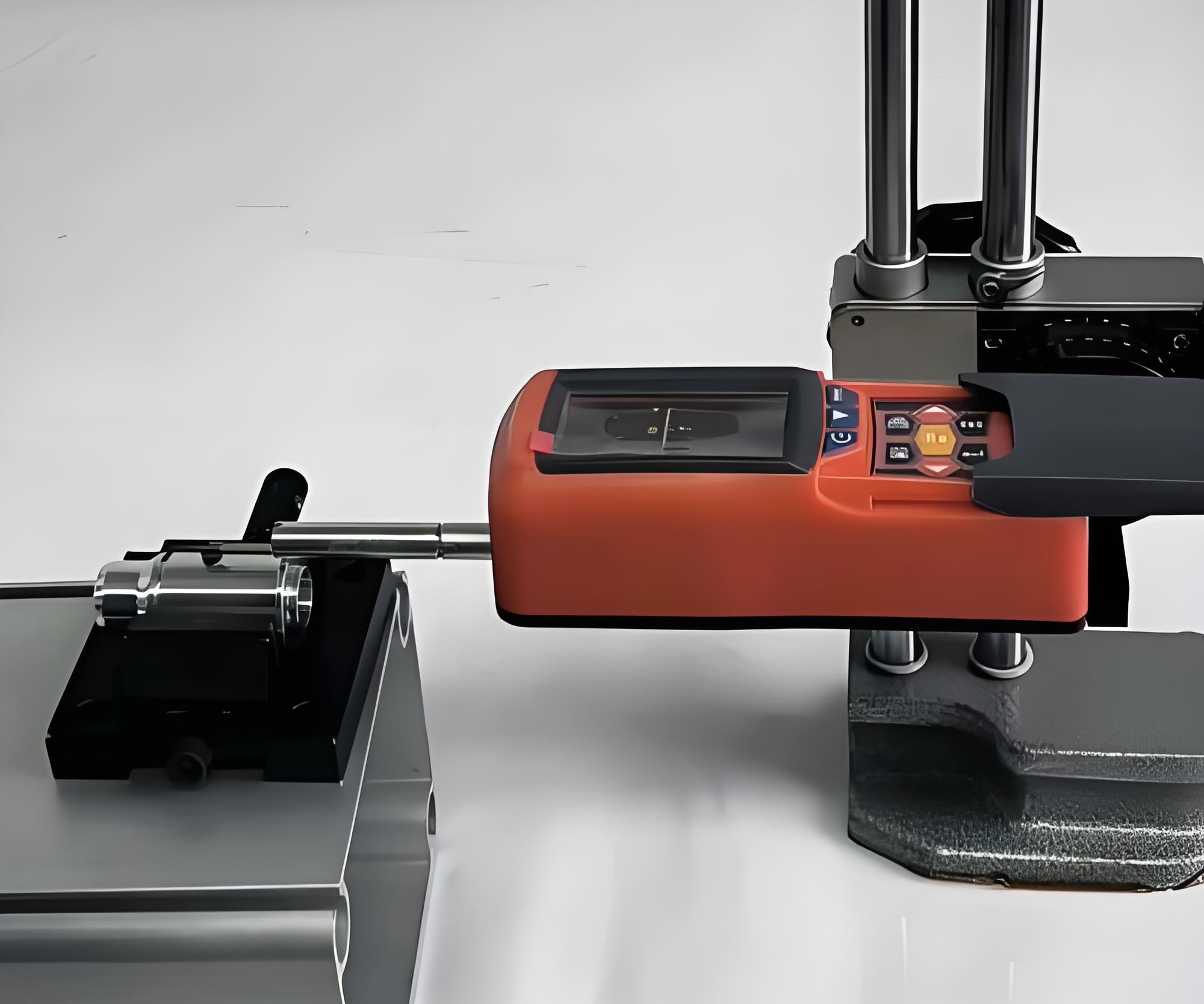 Surface roughness measurement on a machined titanium component