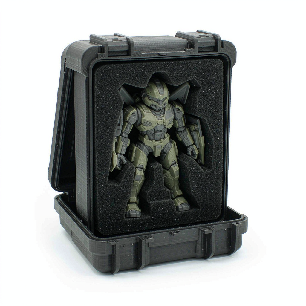 Custom 3D printed toys packed in branded boxes and mailers