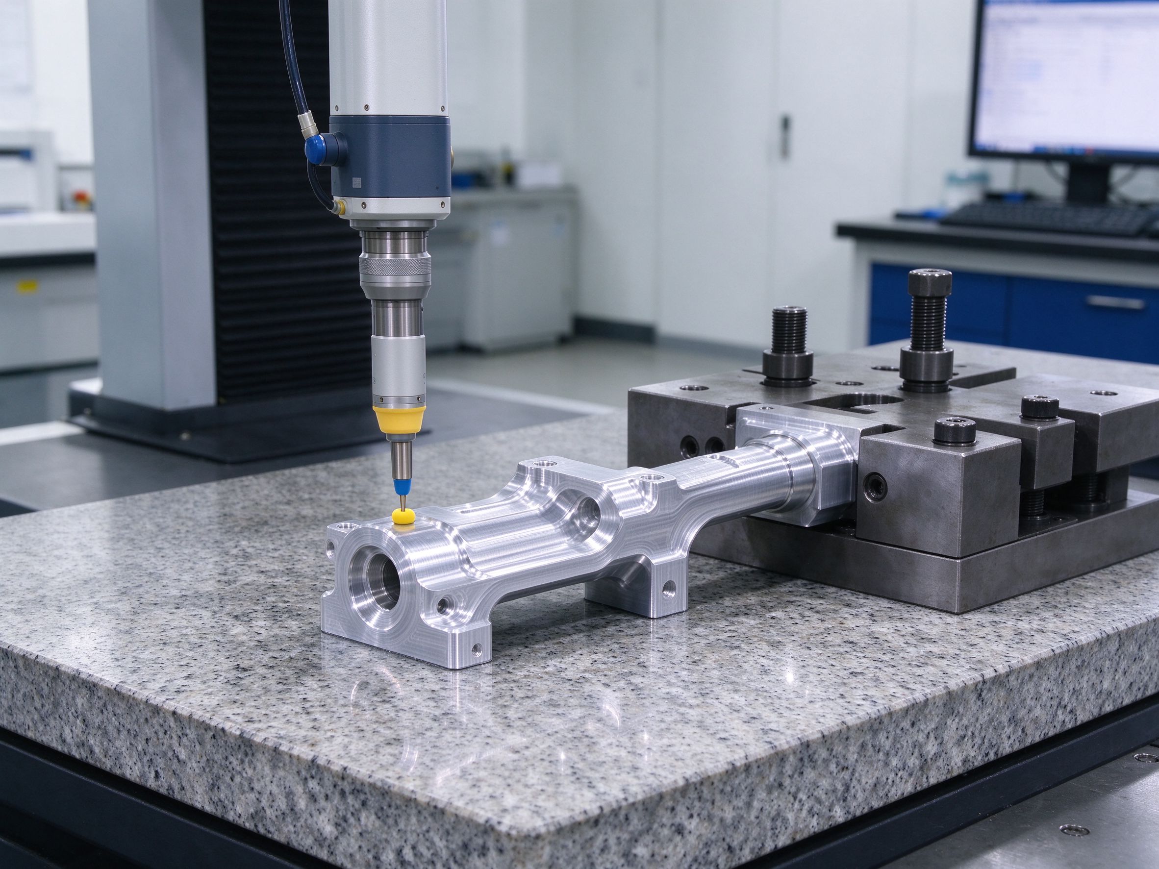 CMM inspection of an automotive machined component