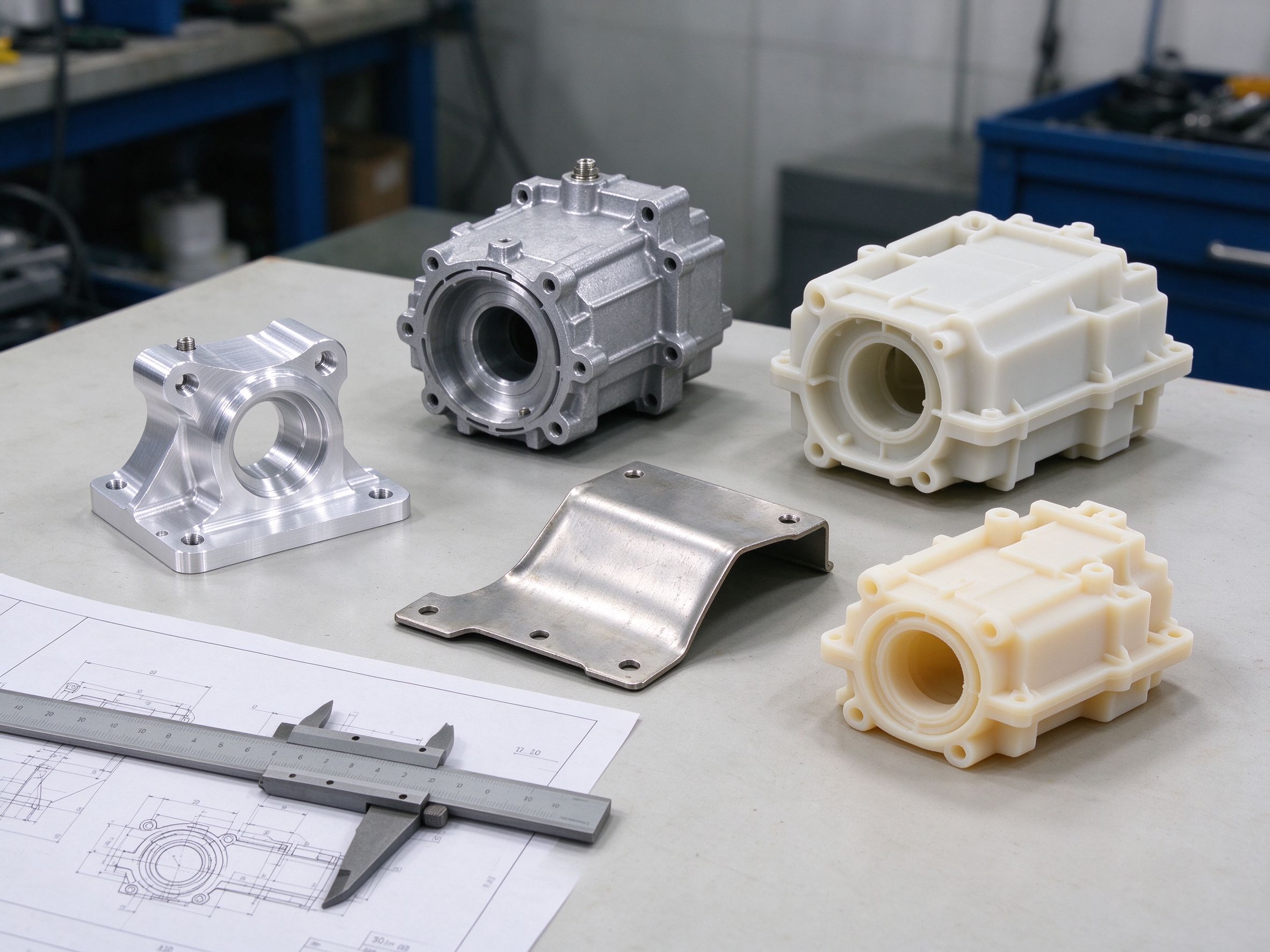 Automotive parts made by different manufacturing processes