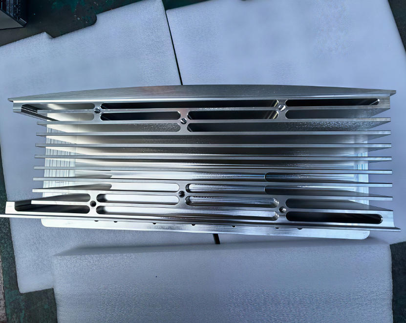 Precision CNC machined aluminum component with fine machined surfaces