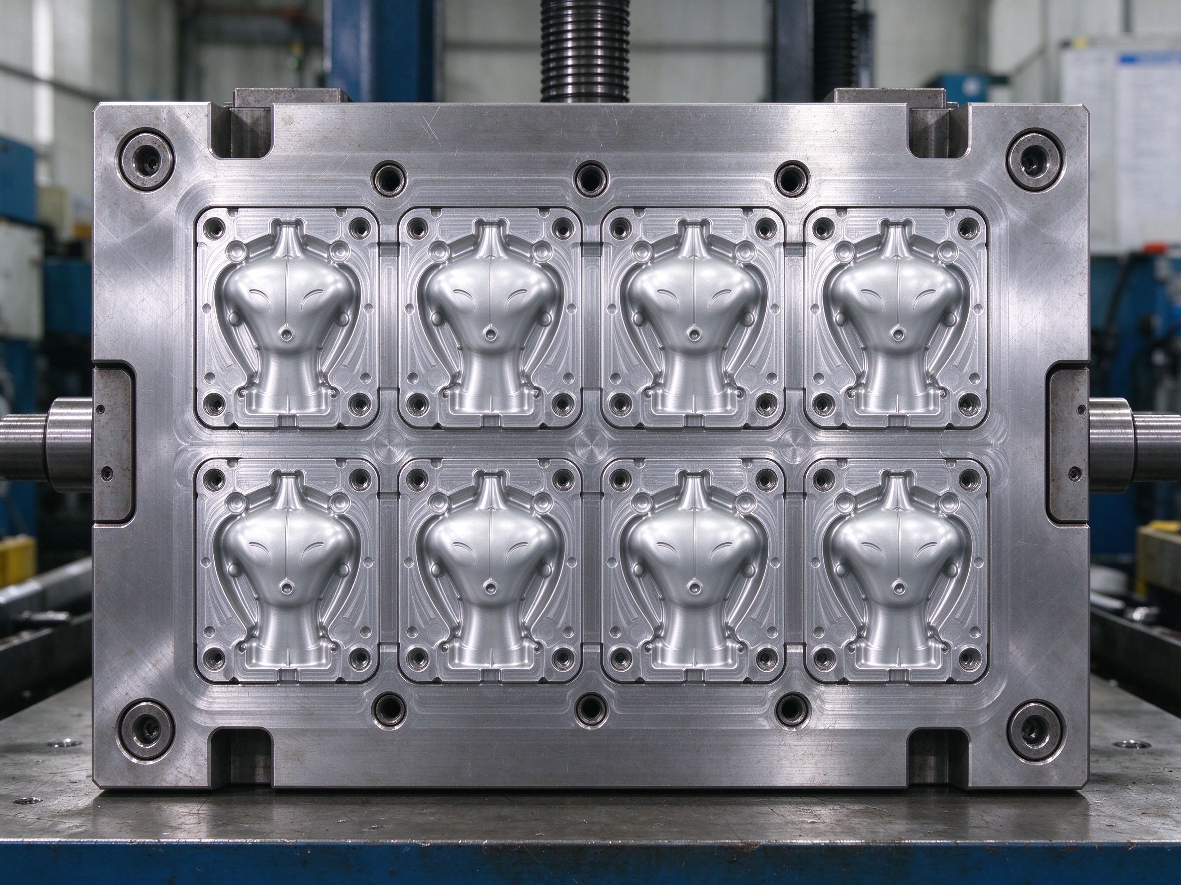 Multi-cavity injection mold with identical cavity inserts