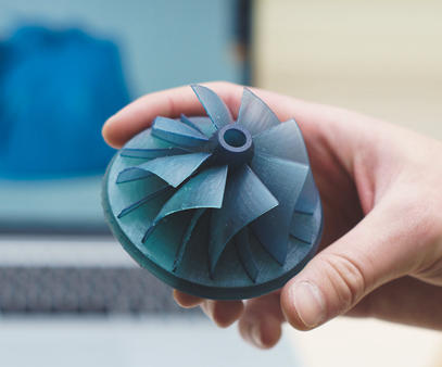 Checking surface detail of a 3D printed resin figure