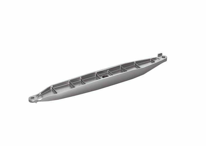 Aerospace bracket 7075 aluminum 5-axis machined
