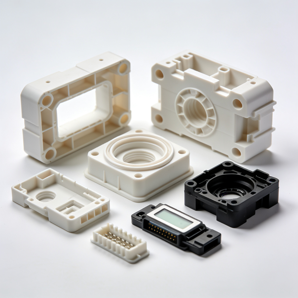 High precision custom injection molding finished parts for automotive and electronics