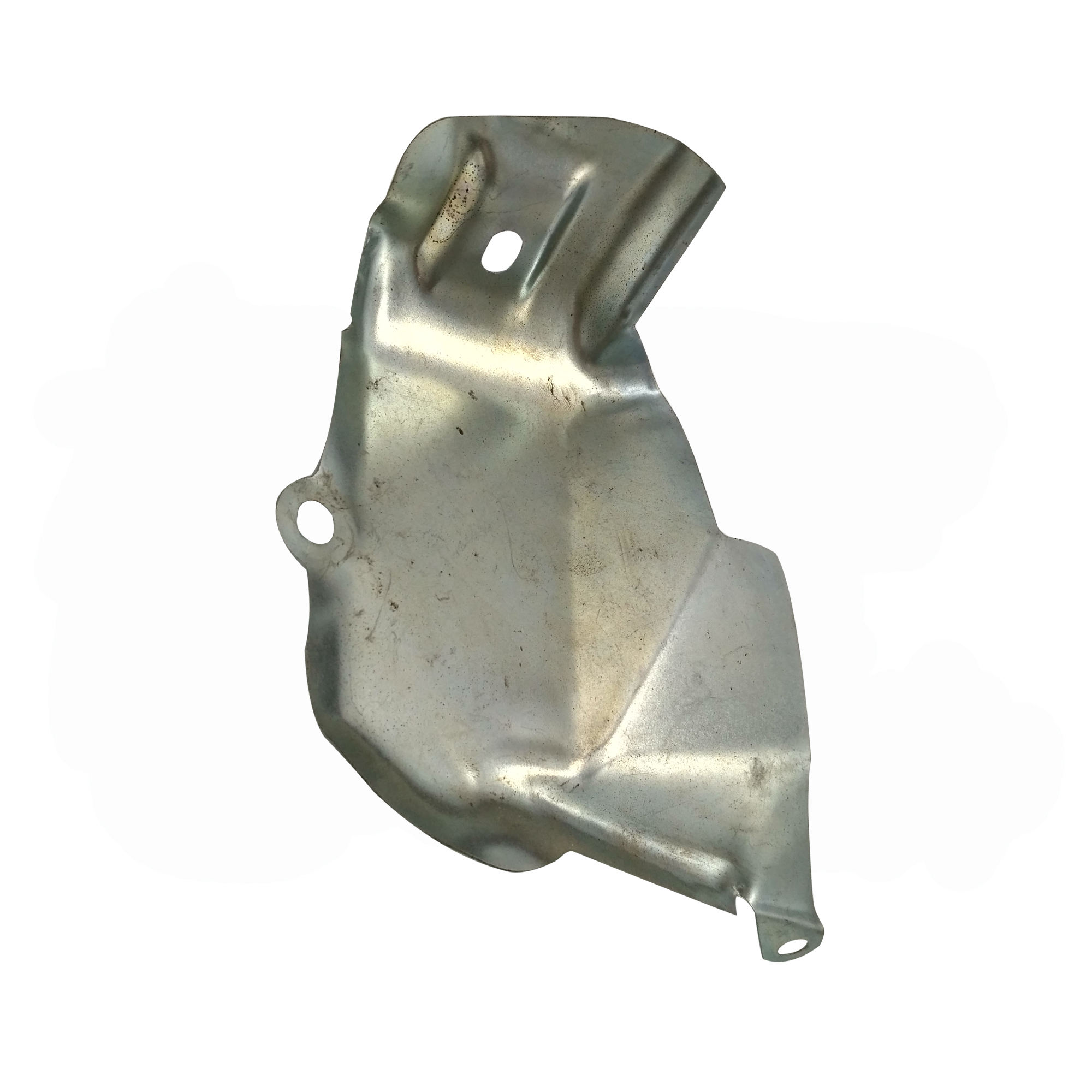 Stamped aluminum motor housing part