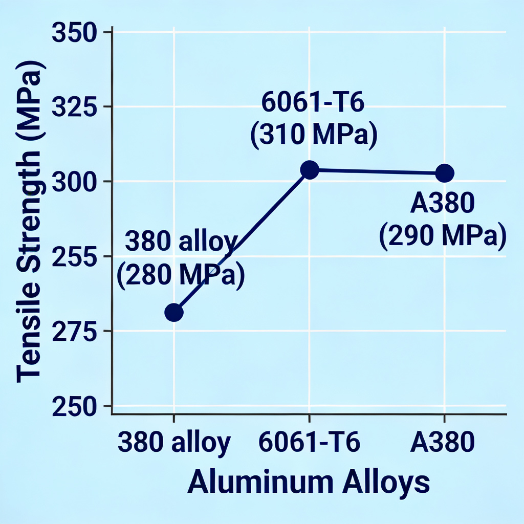 Aluminum alloy tensile strength comparison chart
