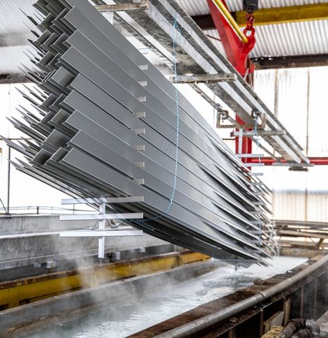 Aluminum anodizing process