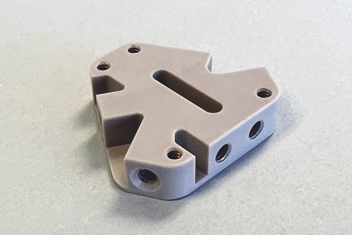 Automation PEEK CNC machined bracket
