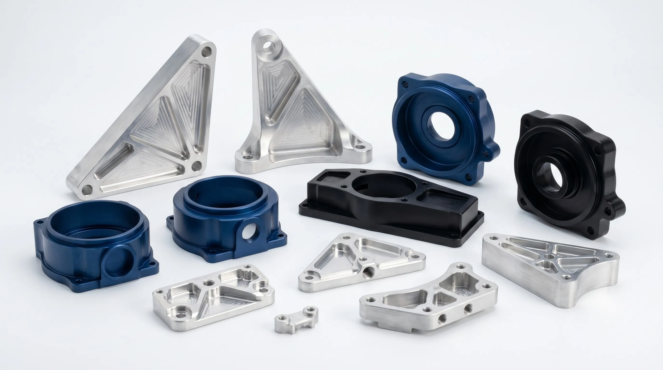 Precision CNC machined aluminum components for aerospace, automotive and industrial applications
