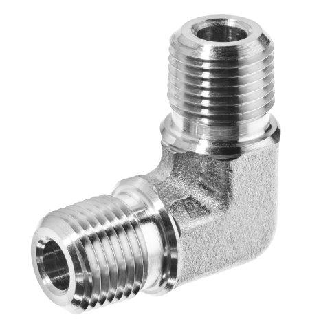High pressure stainless steel elbow fitting