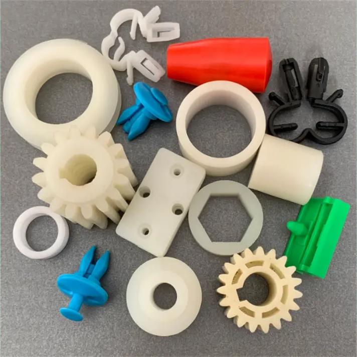 Custom machined engineering plastic components